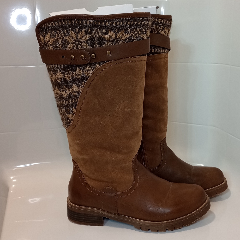 Muk Luks Women's Kelsey Boots Cognac